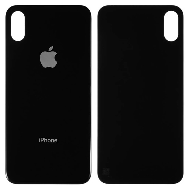 Задняя крышка корпуса Apple iPhone X (Black)