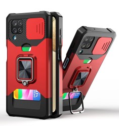 Бронь-чехол Protective Armor Case Samsung Galaxy A22 (2021) (Красный)