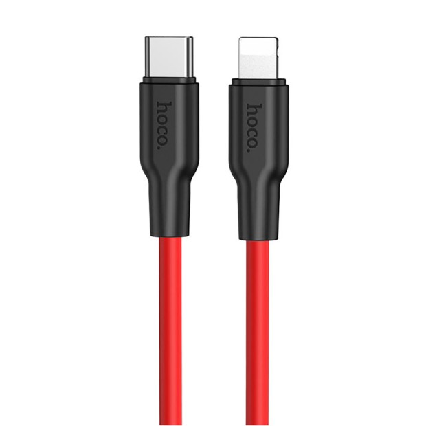 USB-кабель Hoco Silicone X21 Plus PD20W (Type-C to Lightning)