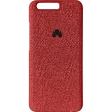 Силікон Textile Huawei P10 (Темно-червоний)