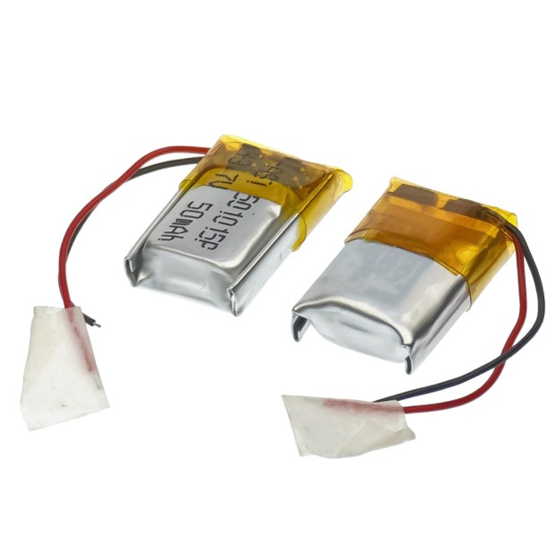 Аккумулятор 501015 универсальный с контроллером, 5 х 10 х 15 мм (50 mAh)/ для TWS наушников, GPS, MP3 плееров, смарт часов