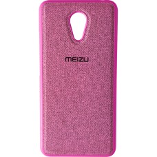 Силікон Textile Meizu M3 Note (Рожевий)