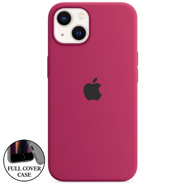 Силикон Original Round Case Apple iPhone 13 (57) Marsala