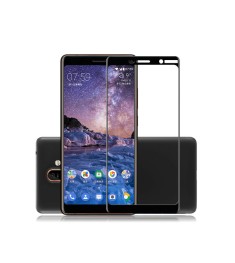 Защитное стекло 5D Nokia 7 Plus Black