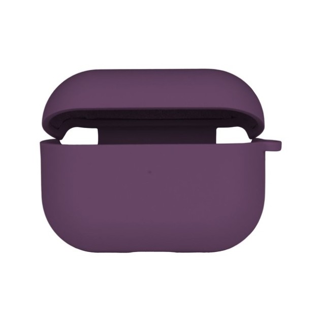 Чехол для наушников Full Silicone Case with Microfiber Apple AirPods Pro 2 (72) Eggplant