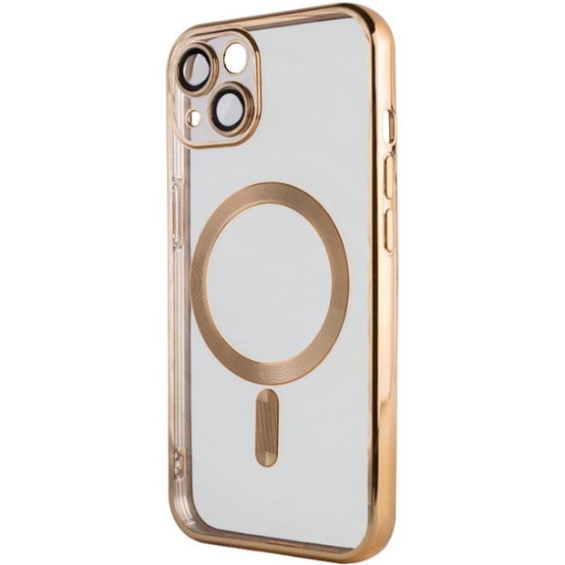 Чехол UMKU Shining with MagSafe Apple iPhone 15 (Gold)