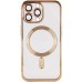 Чехол UMKU Shining with MagSafe Apple iPhone 15 (Gold)