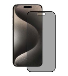 Защитное стекло 5D Privacy HD Apple iPhone 16 Pro Max Black