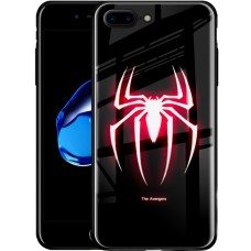 Накладка Luminous Glass Case Apple iPhone 7 Plus / 8 Plus (Spider-Man)