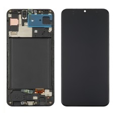 Дисплей для Samsung A307 Galaxy A30S (2019) с чёрным тачскрином и корпусной рамкой Original