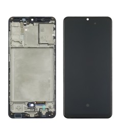 Дисплей для Samsung A315 Galaxy A31 (2020) с чёрным тачскрином и корпусной рамко..
