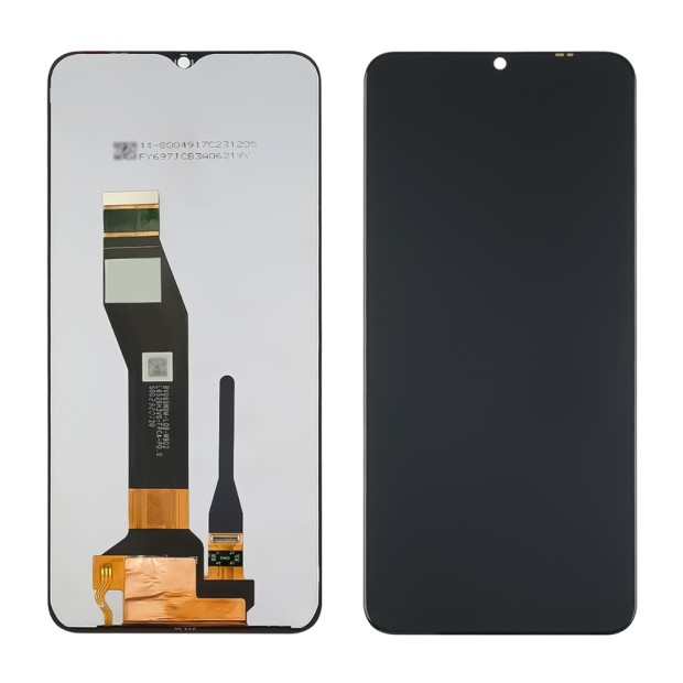 Дисплей для Motorola E13 с чёрным тачскрином Service Pack