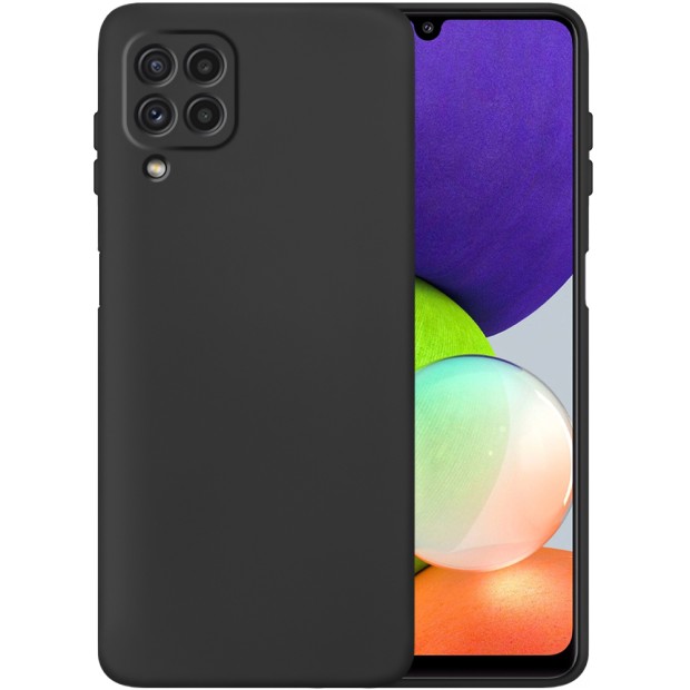 Силикон Original 360 ShutCam Case Samsung Galaxy A22 (2021) (Чёрный)