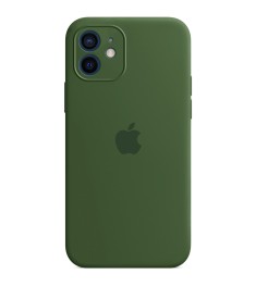 Силікон Original RoundCam Case Apple iPhone 12 (52) Olive