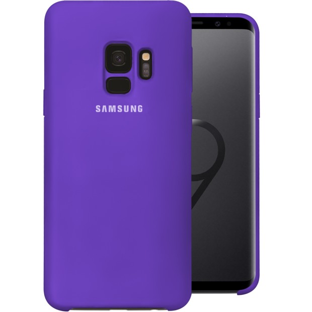 Силиконовый чехол Original Case (HQ) Samsung Galaxy S9 (Фиолетовый)