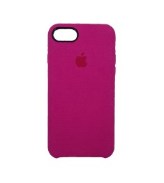 Чехол Alcantara Cover Apple iPhone 7 / 8 (Малиновый)