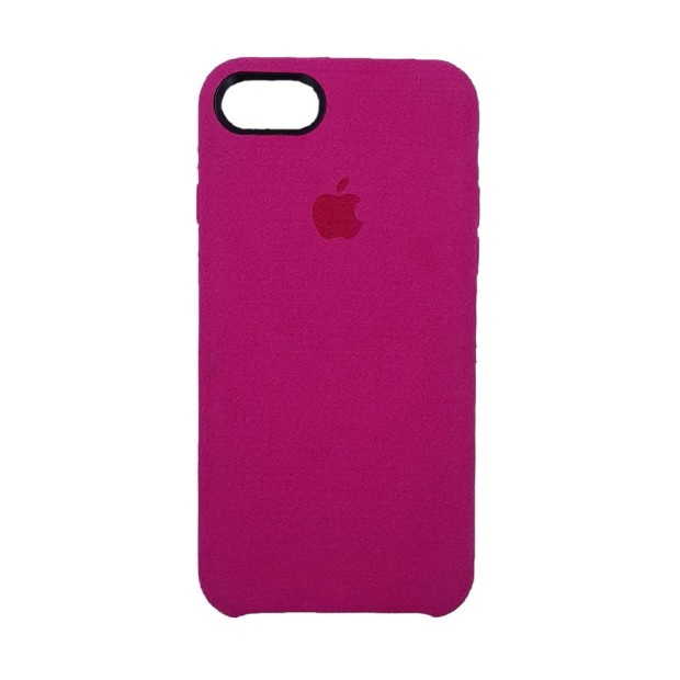 Чехол Alcantara Cover Apple iPhone 7 / 8 (малиновый)