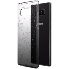 Силикон Rain Gradient Samsung Galaxy Note 8 (N950) (Чёрно-серый)