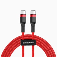 USB-кабель Baseus Cafule PD2.0 60W (1m) (Type-C to Type-C) (Красный) CATKLF-G09