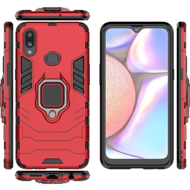 Бронь-чехол Ring Armor Case Samsung Galaxy A10s (2019) (Красный)