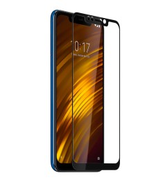 Защитное стекло Xiaomi Pocophone F1 Black (Клей)