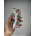 Силікон Glitter Apple iPhone 7/8 / SE (2020) (Silver Flowers)