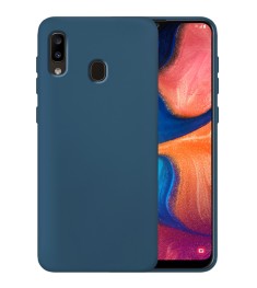 Силикон Original 360 Case Samsung Galaxy A20 / A30 (Тёмно-синий)