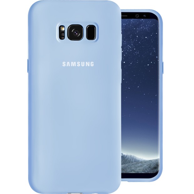 Силиконовый чехол Original Case Samsung Galaxy S8 Plus (Голубой)