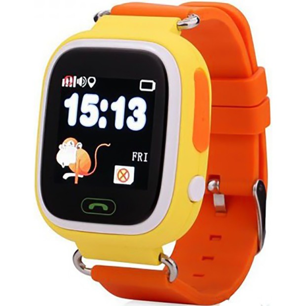 Детские смарт-часы Smart Baby Watch Q90 (Yellow)
