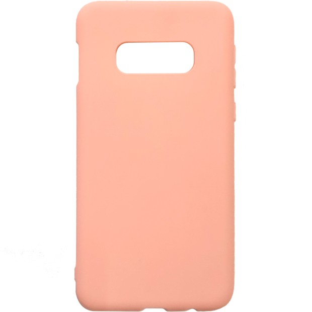 Силикон iNavi Color Samsung Galaxy S10e (Розовый)