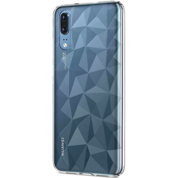 Силиконовый чехол Prism Case Huawei P20 (Прозрачный)