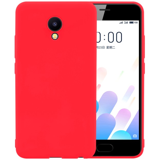 Силиконовый чехол iNavi Color Meizu M5C (Красный)