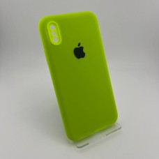 Силикон Original RoundCam Case Apple iPhone X / XS (27) Grass Green