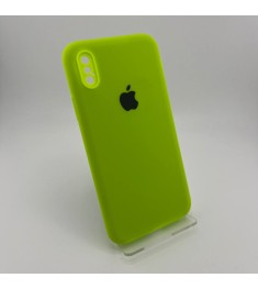 Силикон Original RoundCam Case Apple iPhone X / XS (27) Grass Green