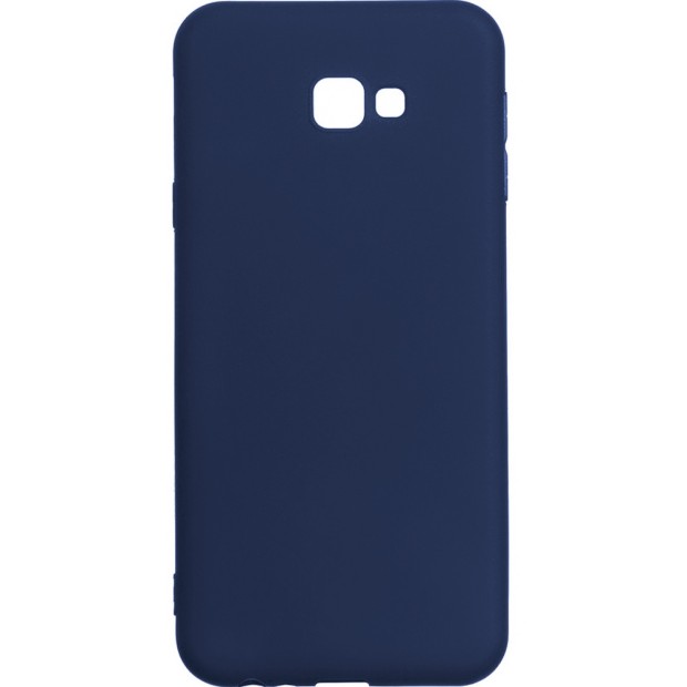 Силиконовый чехол iNavi Color Samsung J4 Plus (2018) J415 (Темно-синий)