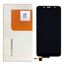 Дисплей для Xiaomi Redmi 7A с чёрным тачскрином Service Pack