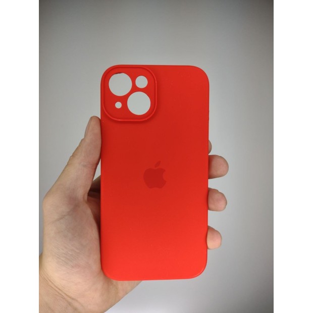 Силикон Original RoundCam Case Apple iPhone 14 (05) Product RED