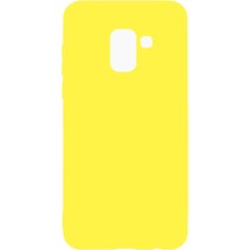 Силиконовый чехол iNavi Color Samsung Galaxy A8 Plus (2018) A730 (желтый)