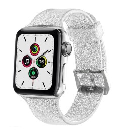 Ремешок Apple Watch Silicone Glitter 38 / 40mm (Nacre)