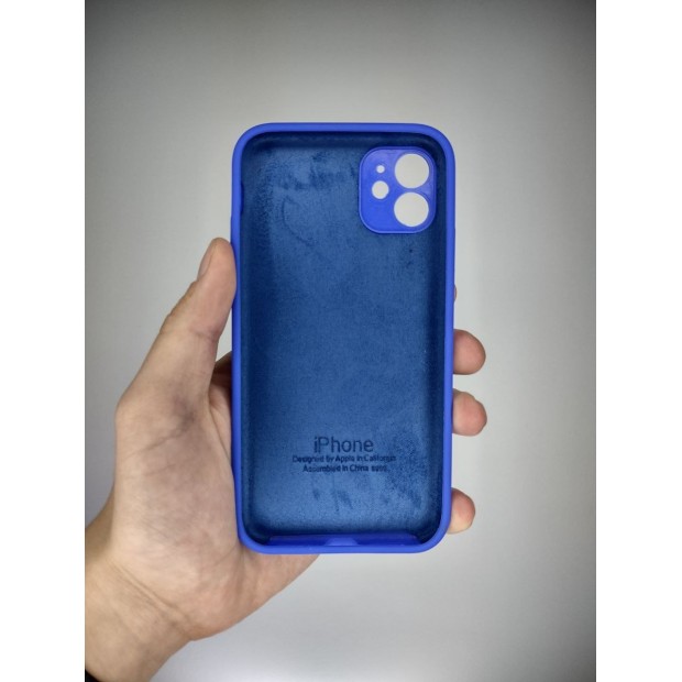 Силикон Original Square RoundCam Case Apple iPhone 11 (48) Ultramarine
