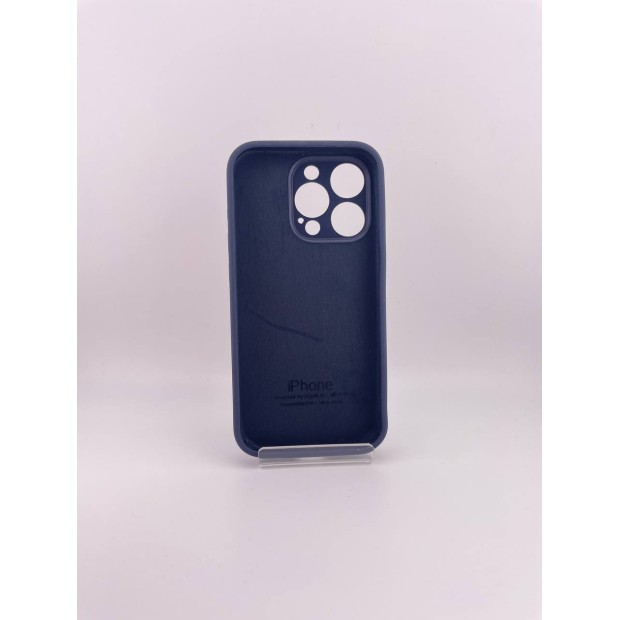 Силикон Original RoundCam Case Apple iPhone 15 Pro (09) Midnight Blue