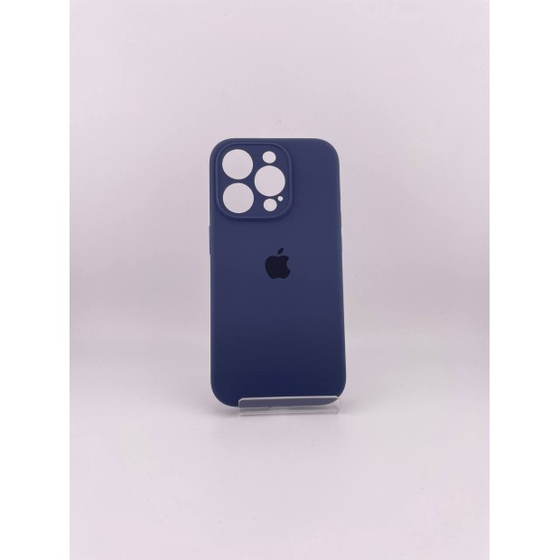 Силикон Original RoundCam Case Apple iPhone 15 Pro (09) Midnight Blue