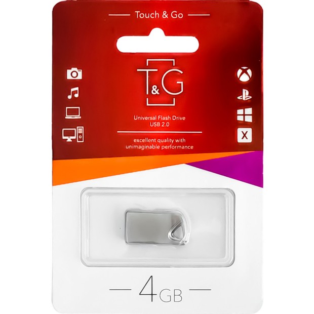 USB флеш-накопитель Touch & Go 109 Metal Series 4Gb (Короткая)