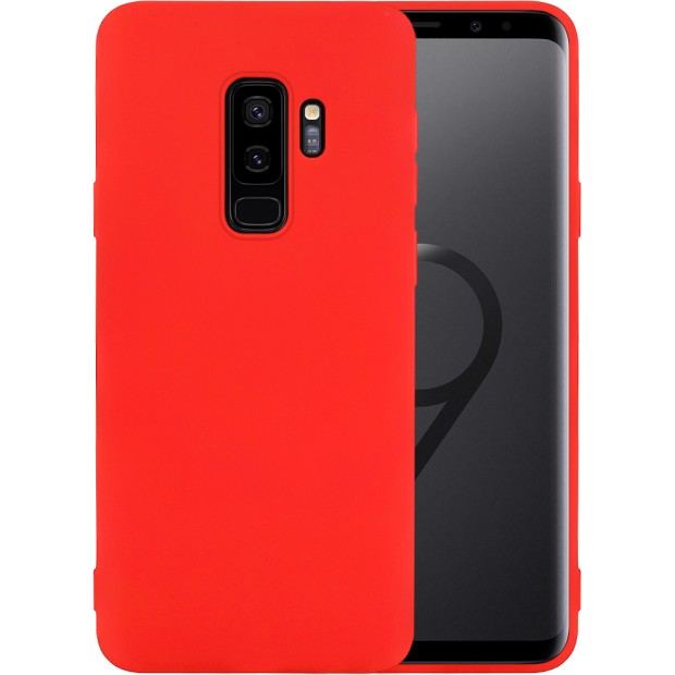 Силиконовый чехол iNavi Color Samsung Galaxy S9 Plus (Красный)