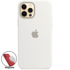 Силикон Original MagSafe Case Apple iPhone 12 Pro Max (White)