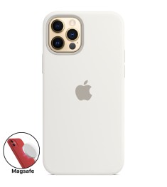 Силикон Original MagSafe Case Apple iPhone 12 Pro Max (White)
