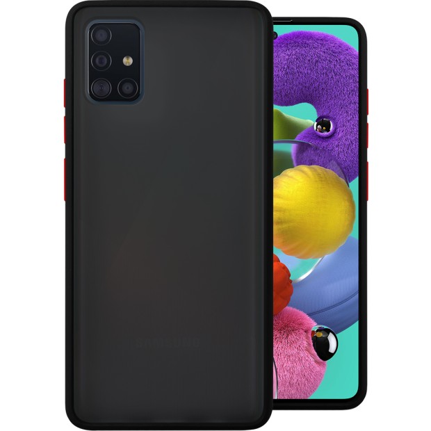 Накладка Totu Gingle Series Samsung Galaxy A51 (2020) (Чёрный)