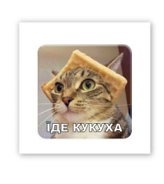 3D-стикер "Їде кукуха"