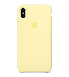 Чехол Silicone Case Apple iPhone XS Max (Mellow Yellow)