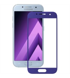 Защитное стекло 3D Samsung Galaxy A7 (2017) A720 Blue